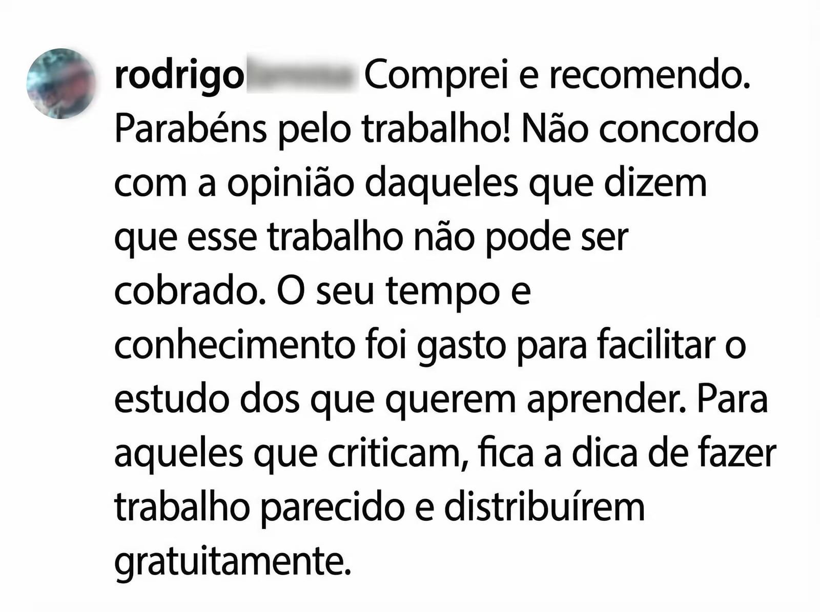 Feedback de Aluno