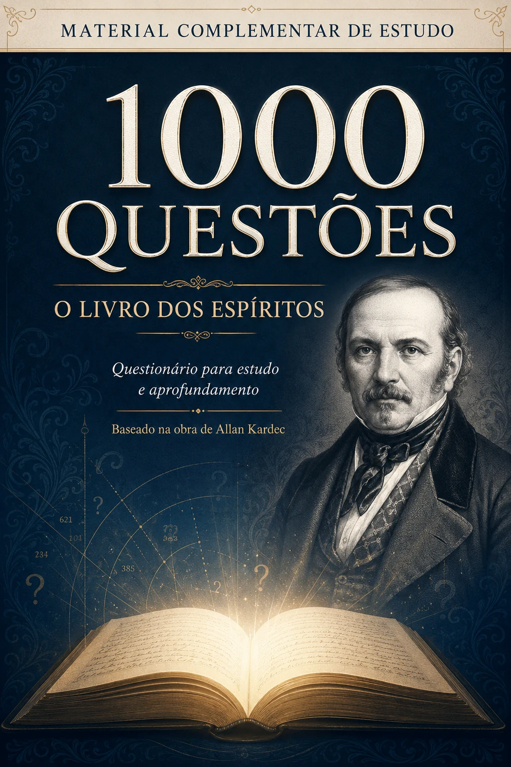 Capa do questionário 1000 Questões — O Livro dos Espíritos